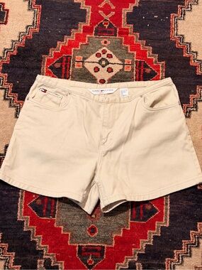 Vintage Tommy Hilfiger Khaki Denim Shorts